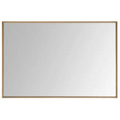 KIMIC OGLEDALO PRAVOKUTNO 80x60 MATT ZLATNI OKVIR BEZ RASVJETE 61-GSPM8060-G