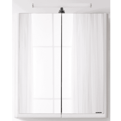 KUPAONSKI ORMARIĆ SOFT ART 65 BIJELI TXT 0842 - GORNJI DIO S OGLEDALOM I RASVJETOM