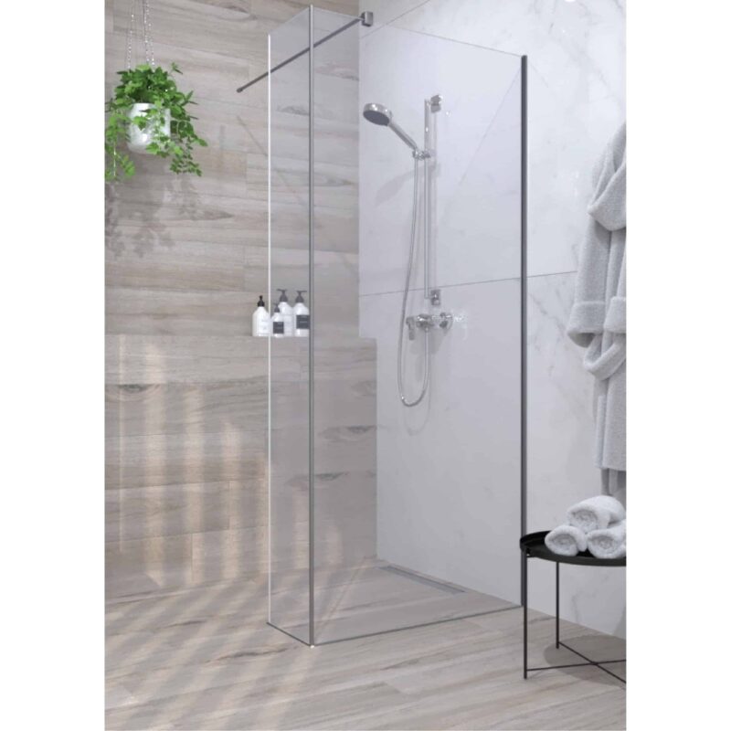 PARAVAN GRANADA PLUS PROZIRNO STAKLO 90×200 + 30×200