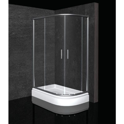 TUŠ KABINA MINA R120x80 KROM/PROZIRNA