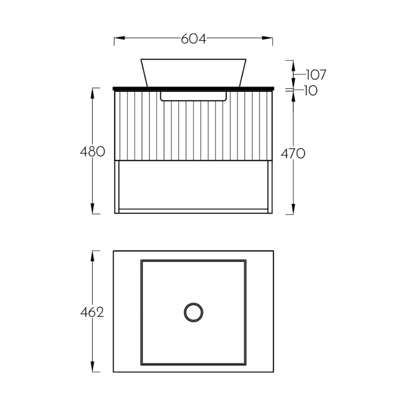 KUPAONSKI ORMARIĆ PIEDRA 60 VERTIKALNI UZORAK 2005 - DONJI DIO BEZ UMIVAONIKA tehnicki