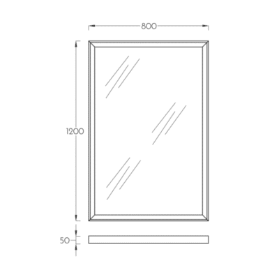 OGLEDALO ANTIKA ART 1120 tehnicki