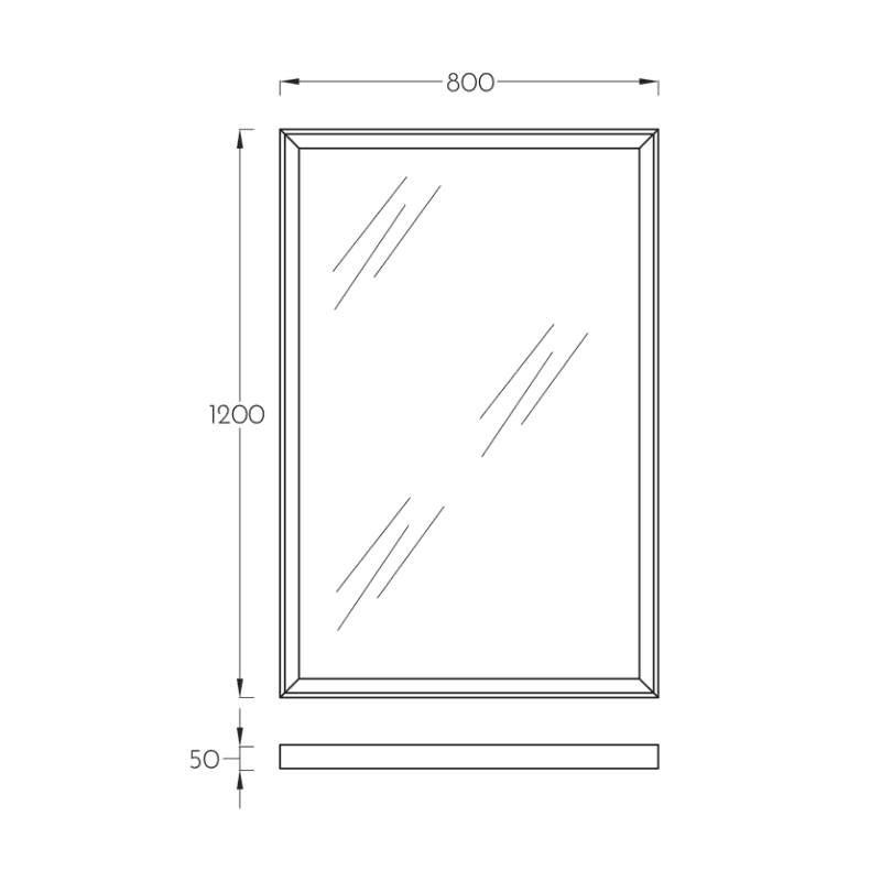OGLEDALO ANTIKA ART 1120 tehnicki