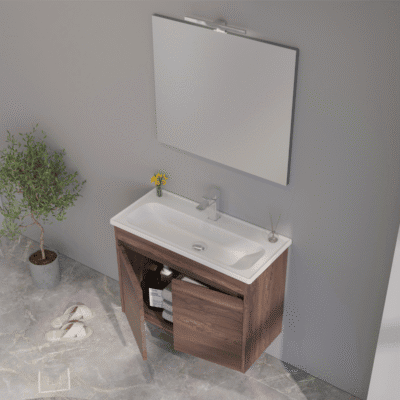 KUPAONSKI ORMARIĆ LOVA 60 SET NAVARO - DONJI DIO S UMIVAONIKOM I GORNJI DIO