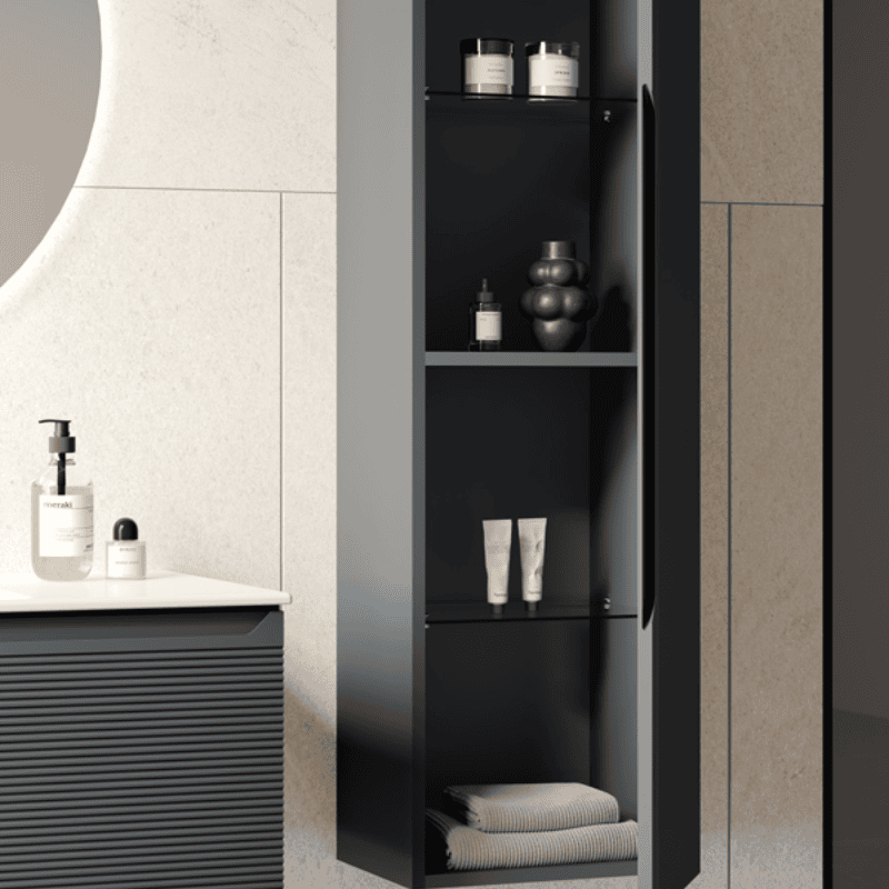 KUPAONSKI ORMARIĆ OLBIA ANTRACIT - VERTIKALA ambijent slika