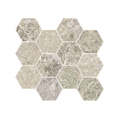 BOHEMIAN NATURAL MOSAICO HEXAGON 28X30