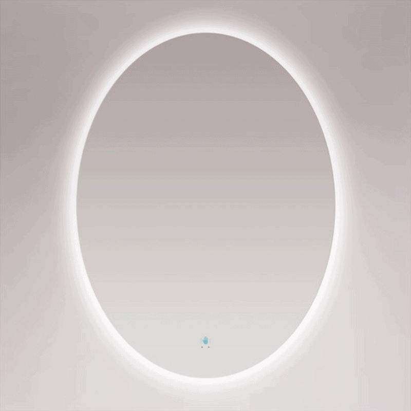PRESTIGE OVALNO OGLEDALO LED & FOG FREE 60X80