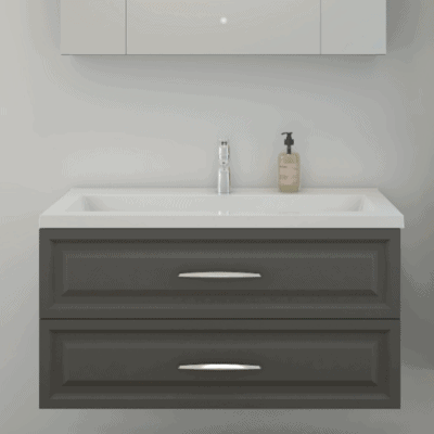 BAZA VINTAGE 100 S UMIVAONIKOM, BASALT GREY, SREBRNE RUČKE