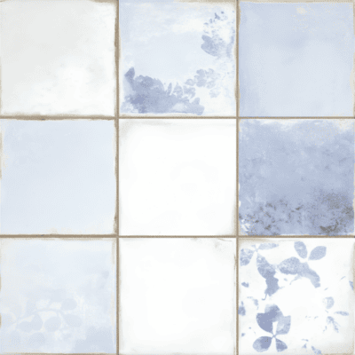 KUBE ANTIK BLUE 45x45