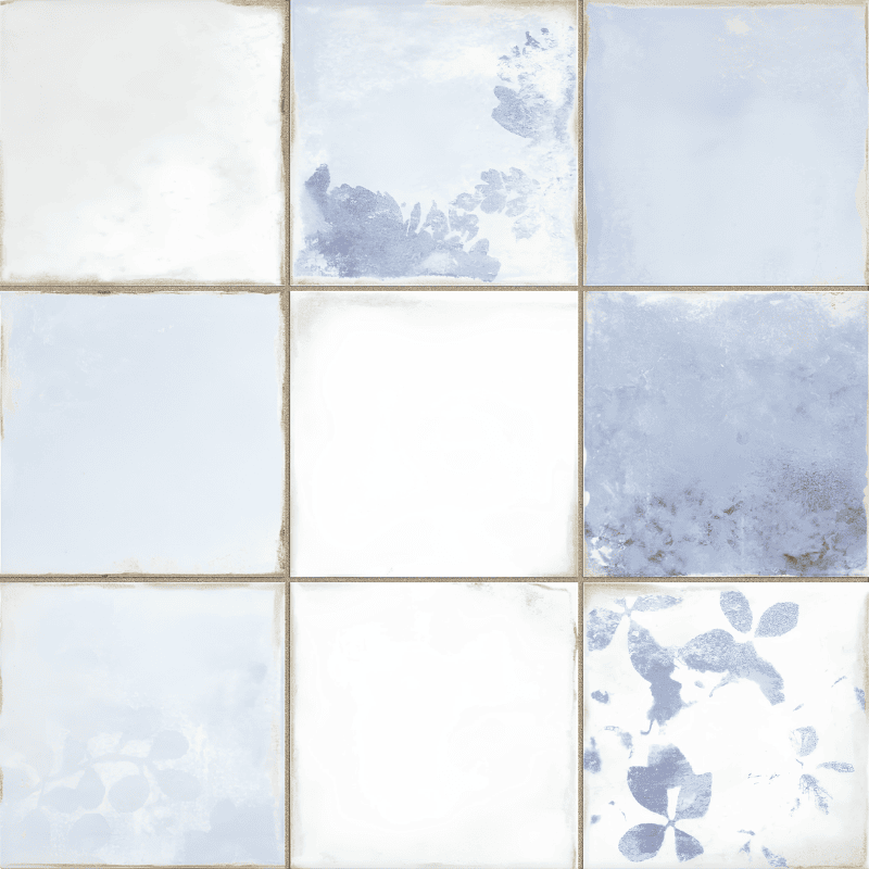 KUBE ANTIK BLUE 45×45