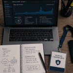 bureau avec outils cours cybersécurité