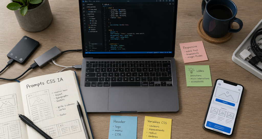 bureau développeur ia pour css