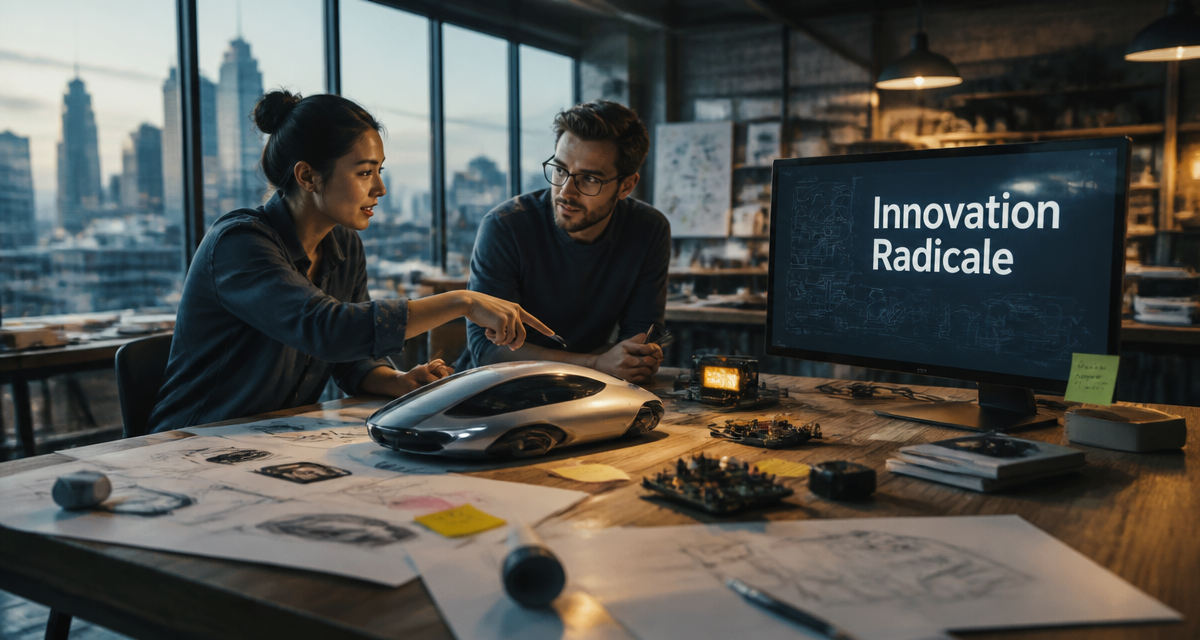 réunion innovation radicale au bureau