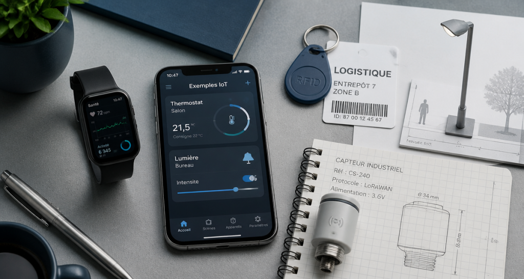 iot exemple bureau objets connectés