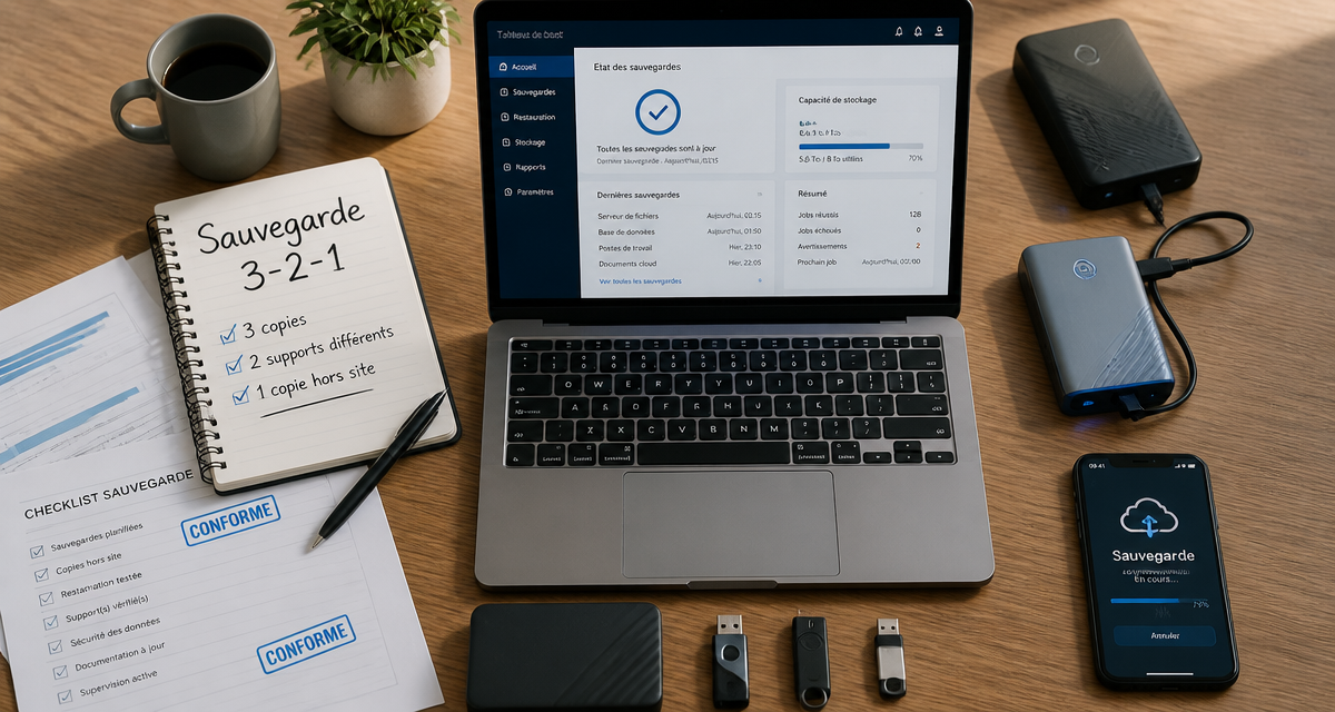 solution de sauvegarde entreprise ordinateur et disques