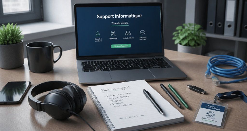 technicien assistance informatique bureau support