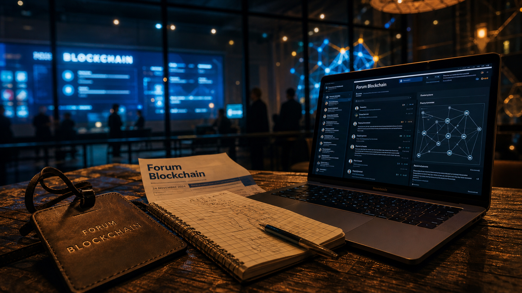 Blockchain forum en conférence pour networking Web3