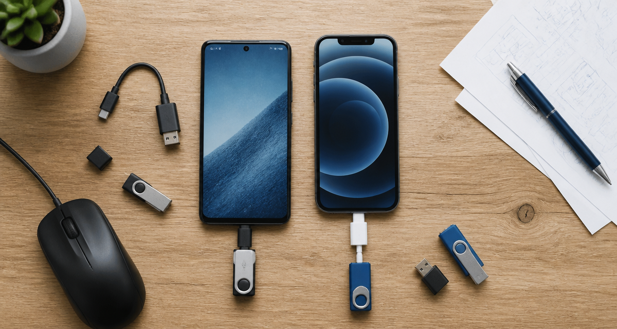cle usb sur telephone android et iphone