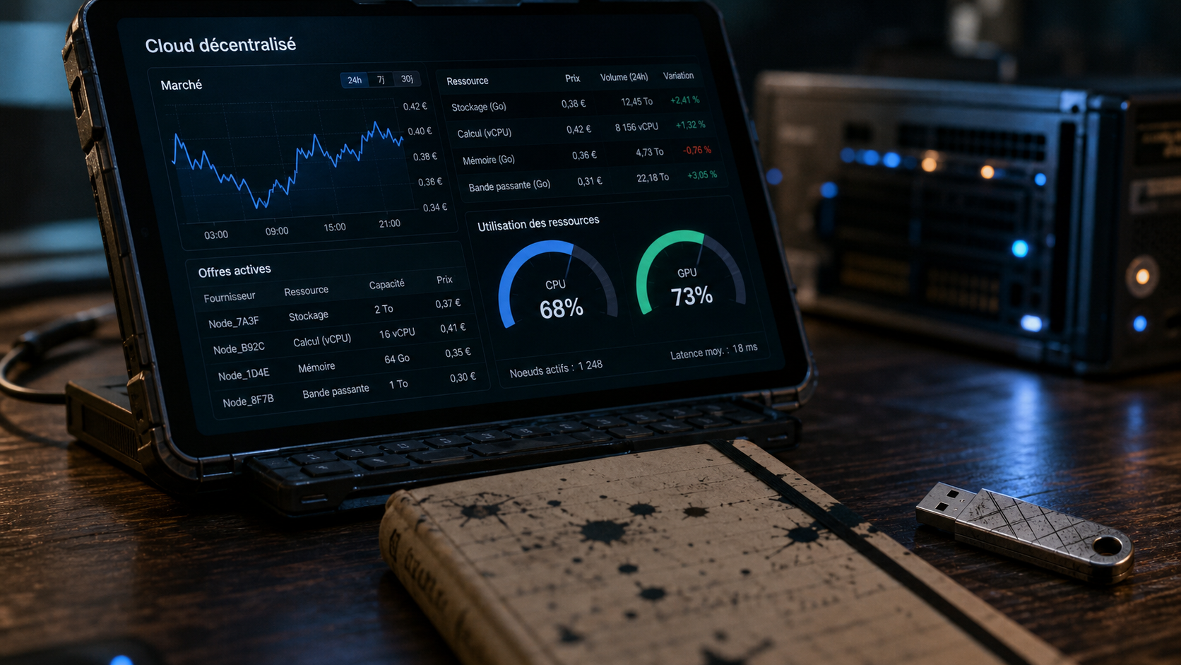Akash network : cloud décentralisé et GPU H100 à 1,33 $/h