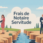 Image centrale illustrant le coût d'un acte notarié pour une servitude