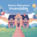 Illustration maison mitoyenne invendable obstacles et solutions