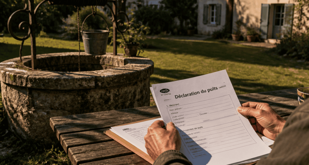 achat maison avec puit non déclaré dossier Cerfa