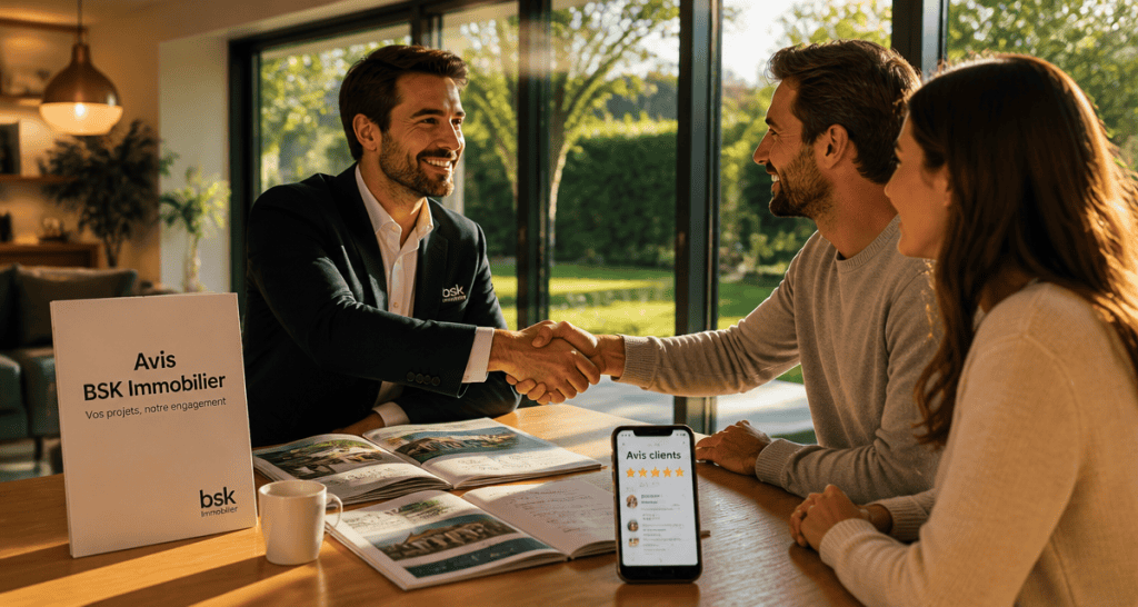 bsk immobilier avis agent avec clients