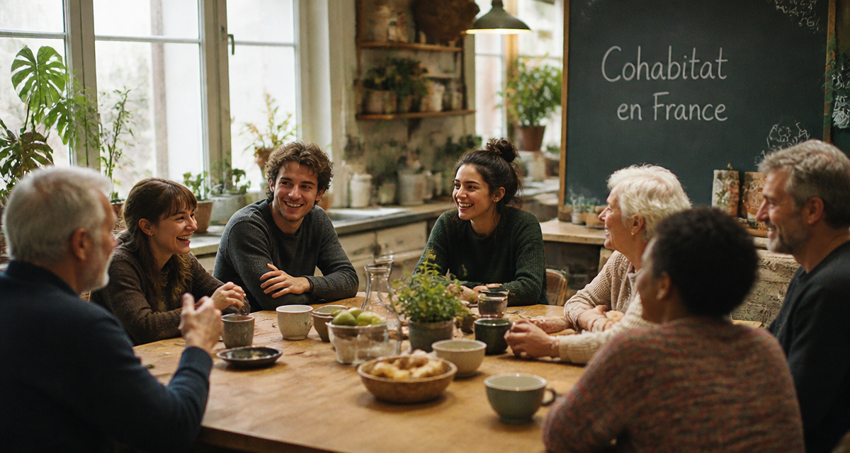 Cohabitat France groupe intergénérationnel cuisine
