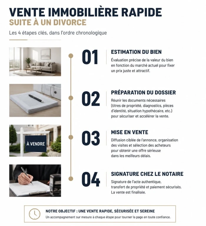 Étapes clés pour une vente immobilière urgente en cas de divorce dans le Var