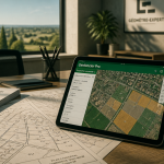 geofoncier pro sur tablette et plans cadastraux