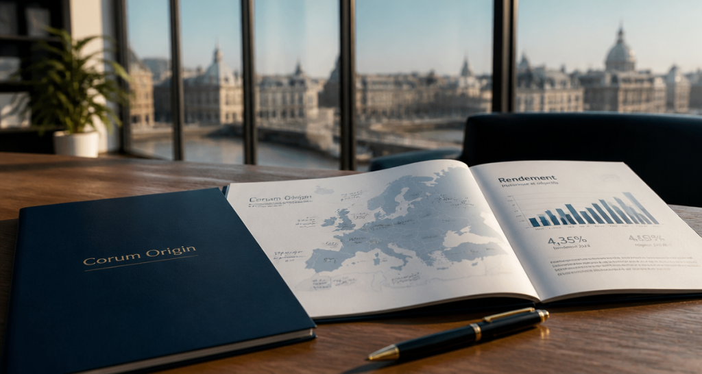 scpi corum origin dossier financier carte europe