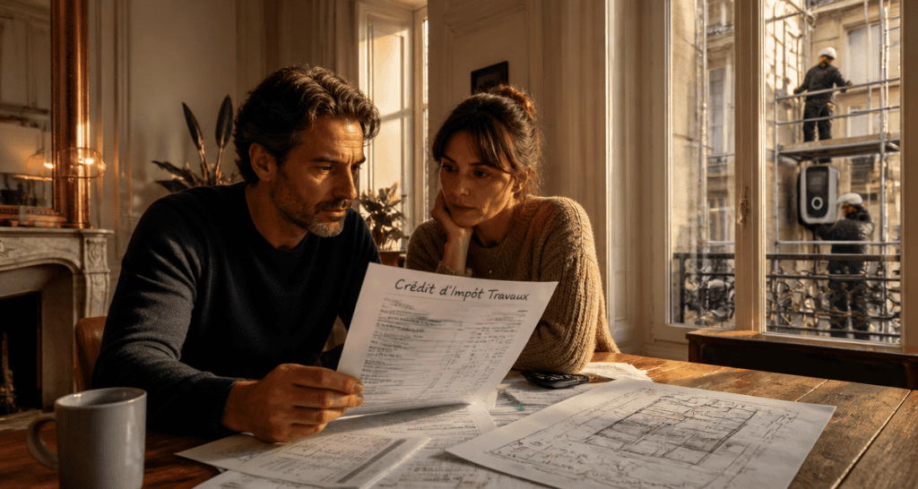 travaux déductibles impôts résidence principale 2024 facture