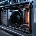 CTA chauffage double flux : centrale de traitement d’air en local technique