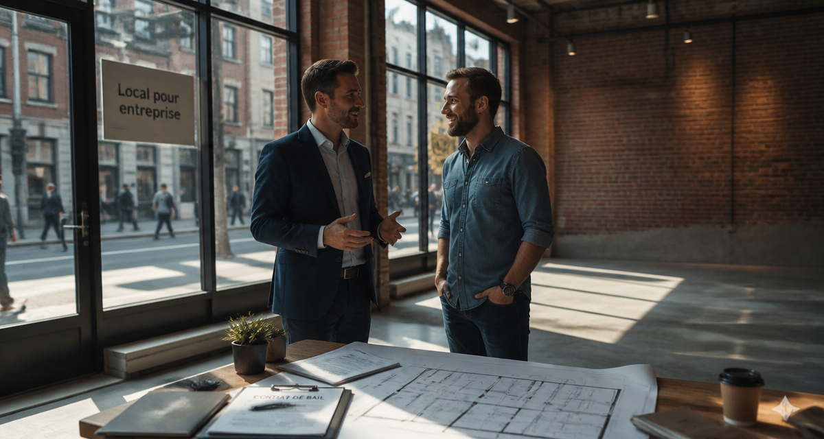 local pour entreprise visite agent
