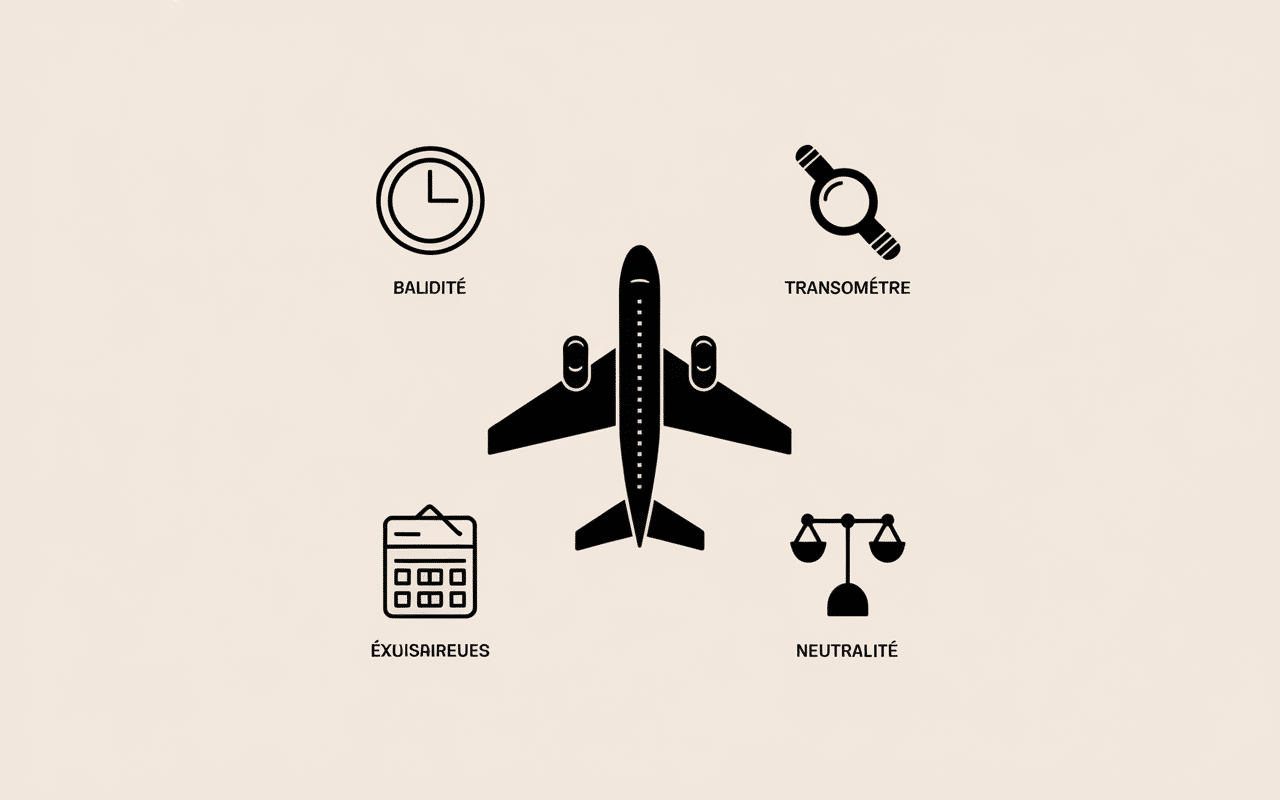 Avantages Liligo pour comparer vols infographie icones