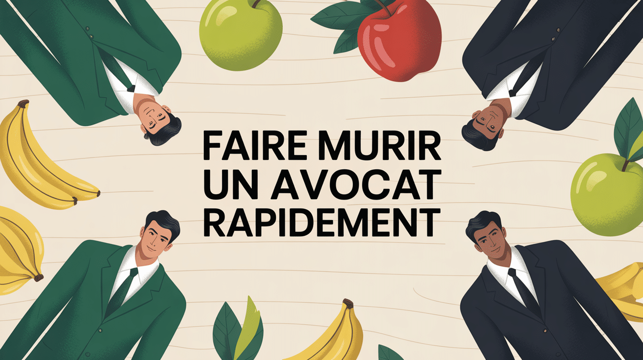 Illustration d'avocats avec bananes et pommes pour faire mûrir un avocat