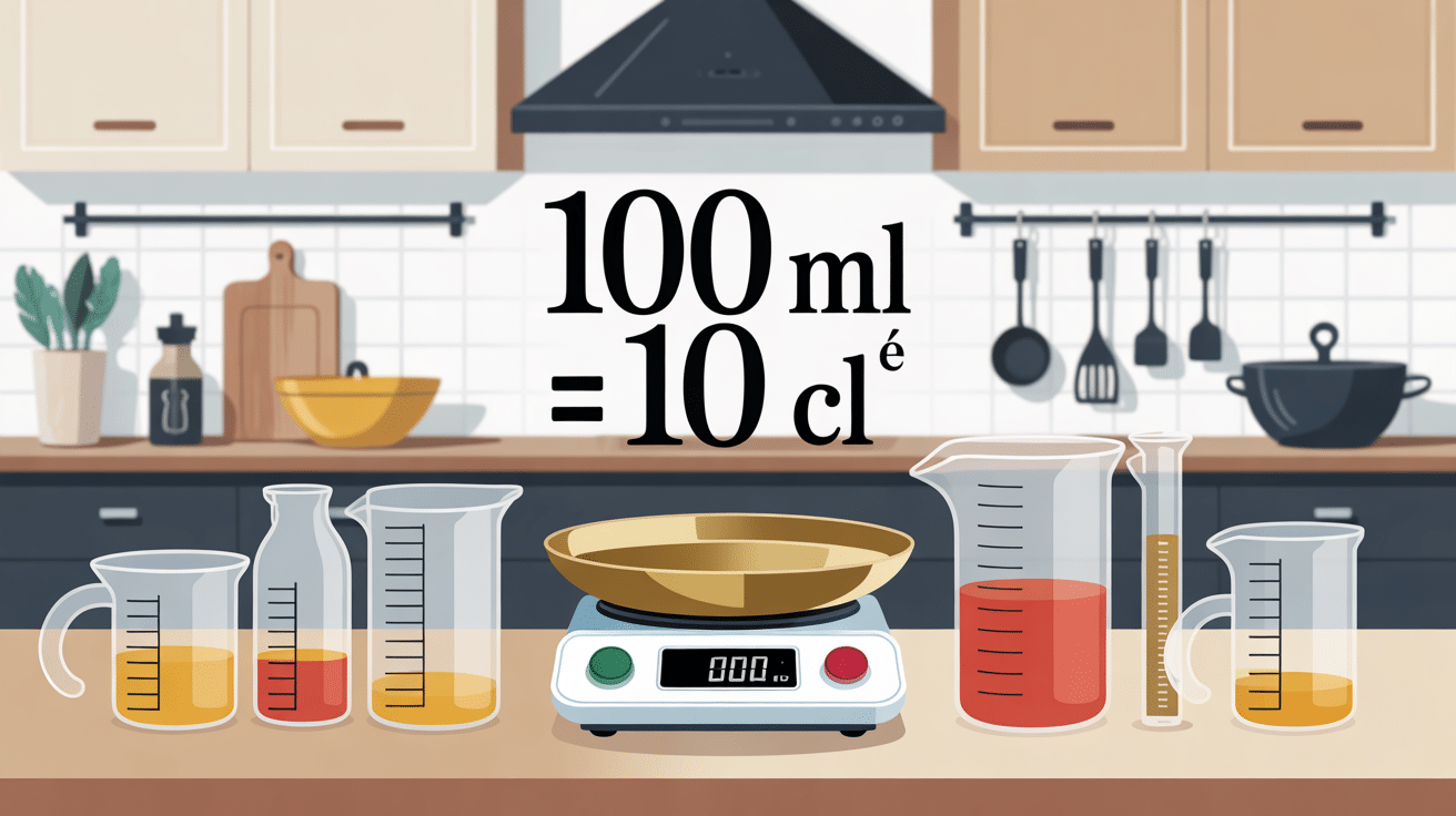 Balance digitale avec verres gradués pour 100ml en cl