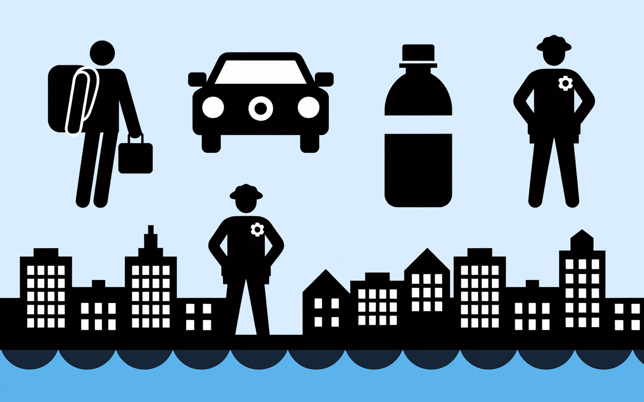 Pictogrammes de sécurité à Agadir