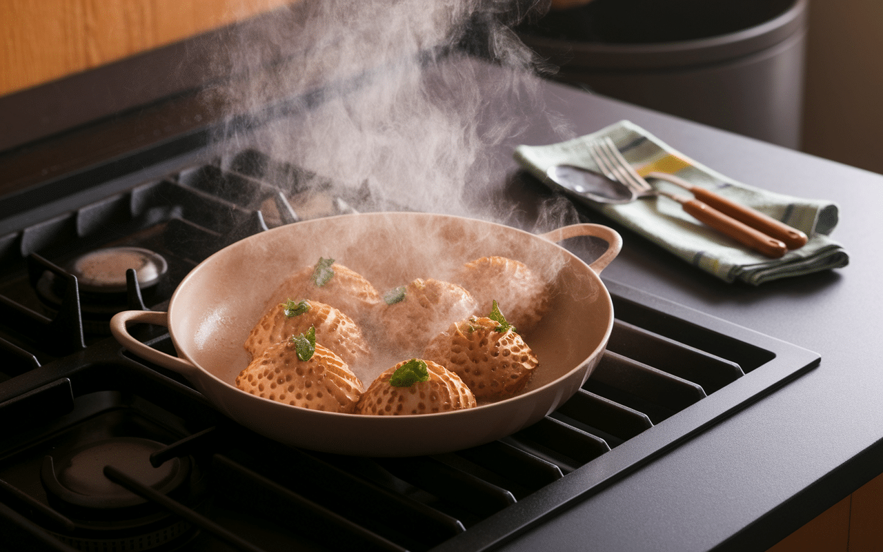 Cuisses de pintade dorées dans le four