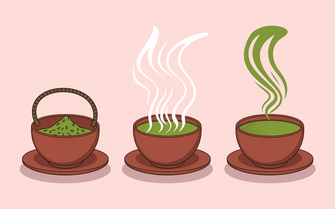 Préparation détaillée kit matcha