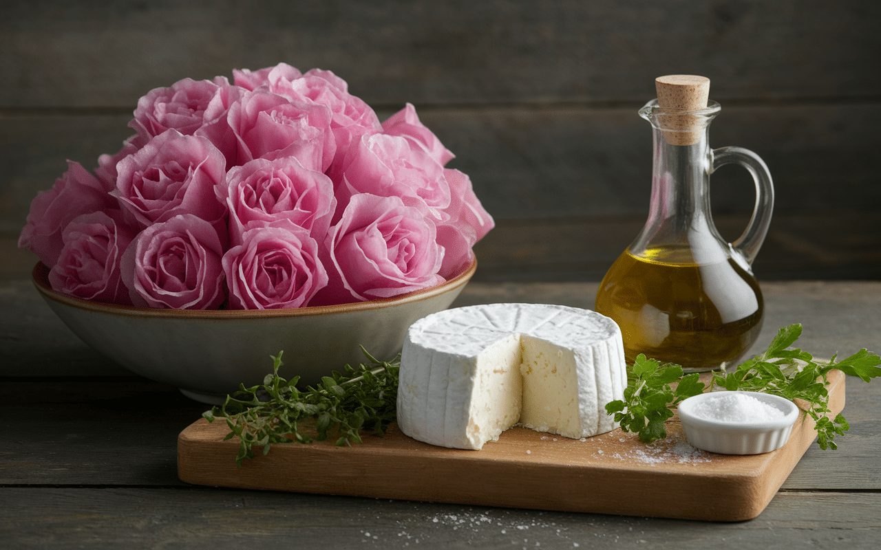 Ingrédients ail rose fromage frais bombe à l'ail Tarn recette
