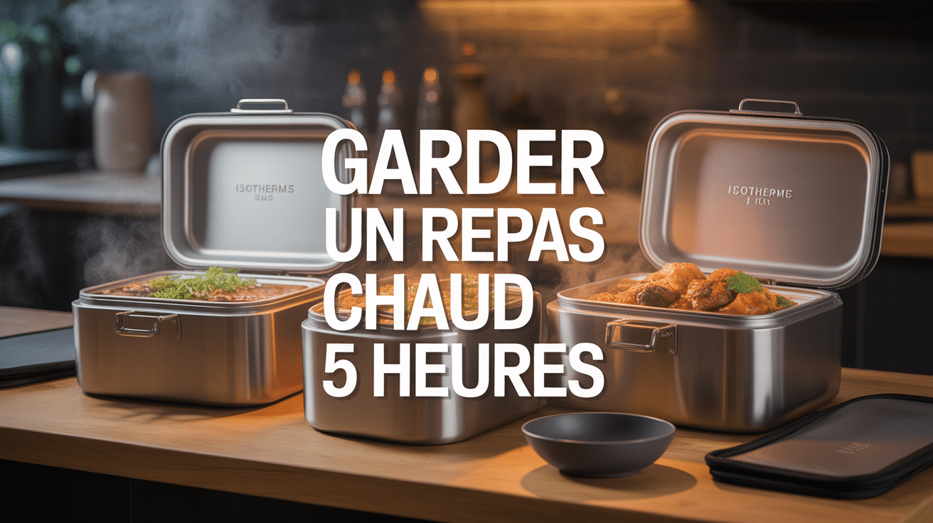 Contenants isothermes pour garder repas chaud 5h