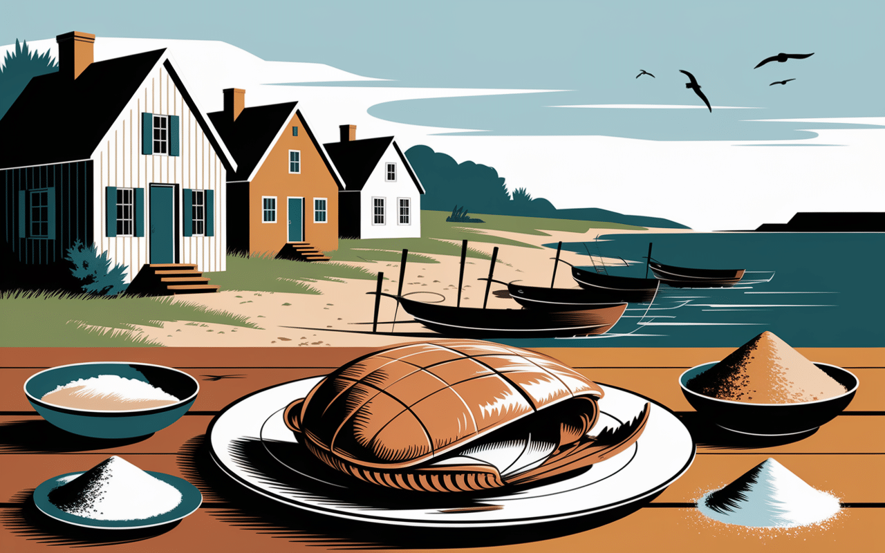 Recette des craquelins bretons patrimoine gourmand illustration