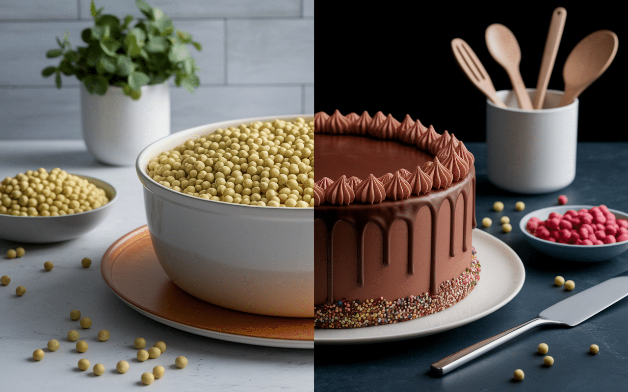 Pois chiche cru et gateau chocolat pois chiche