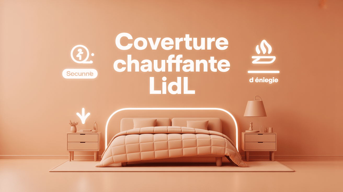 couverture chauffante lidl en salon, sécurité et économie d’énergie