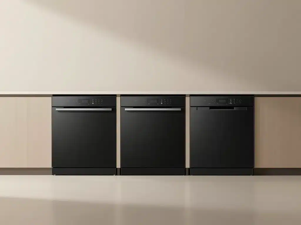 lave vaisselle noir encastrable semi-integrable pose-libre