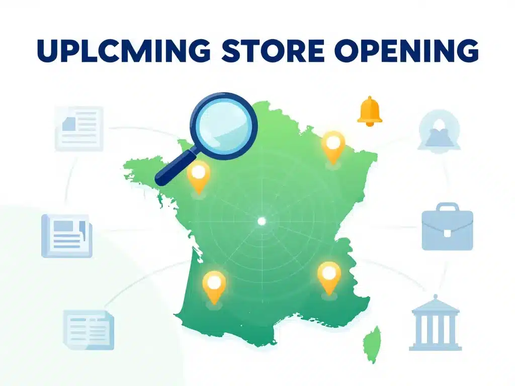 Carte stylisée pour localiser les prochaines ouvertures grand frais