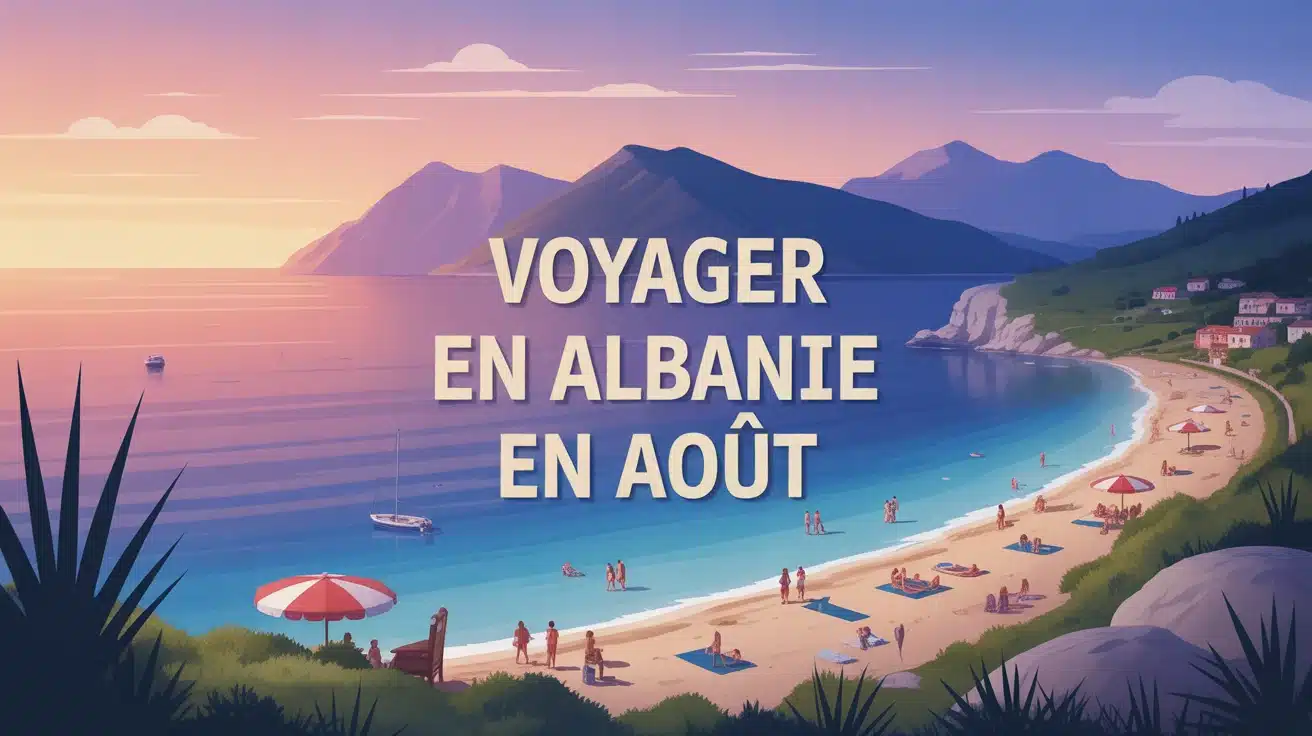 paysage estival albanie août mer montagnes