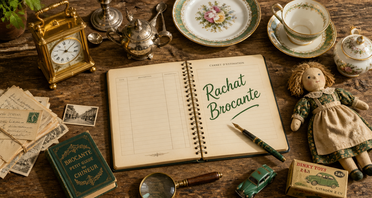 brocanteur qui achète tout bibelots anciens