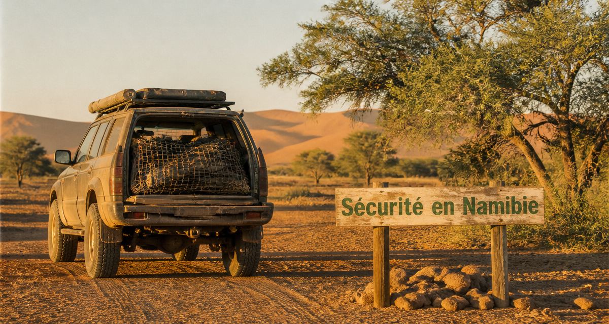 namibie tourisme dangereux 4x4 piste securite